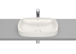 Roca Inspira umywalka nablatowa Soft 55x37cm  beżowa