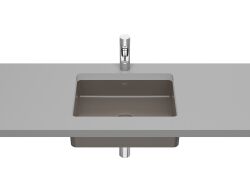 Roca Inspira umywalka podblatowa Square 43x32,5x14 brąz