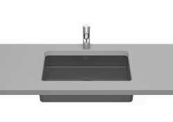 Roca Inspira umywalka podblatowa Square 54x32x13,8 czarny mat