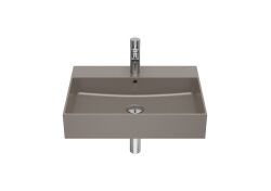 Roca Inspira umywalka ścienna cienkościenna 60x49 cm FINECERAMIC brąz
