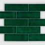 Raw Decor mozaika Cegiełka Dark Green połysk MT-DGHC