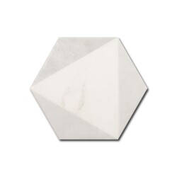 Equipe gres Carrara Hexagon Peak Matt 17,5x20