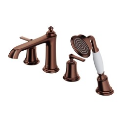 Omnires Armance bateria wannowa 4-otworowa miedź antyczna