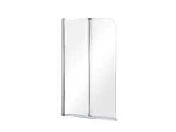 Besco parawan nawannowy 2-skrzydłowy Prime 2 chrom 140x90 PNP-2S