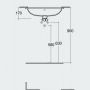 Rak Ceramics umywalka podblatowa prostokątna Variant 55x36 VARUC55500AWHA