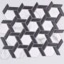 Raw Decor mozaika Heksagon Stella Marble & Black Matowy H2RCM