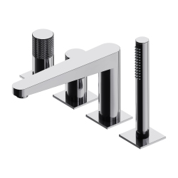 Omnires bateria wannowa 4-otworowa Contour chrom CT8032CR