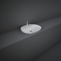 Rak Ceramics umywalka wpuszczana owalna Variant 50x42 VARDI25001AWHA
