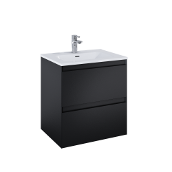 Ellita szafka pod umywalkę Split 60x45,8 Black Matt 168143
