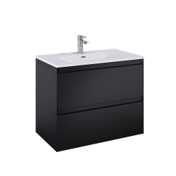 Ellita szafka pod umywalkę Split 80x45,8 Black Matt 168147