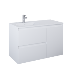 Ellita szafka pod umywalkę + kosz prawy Split 100x45,8 White Matt 168148