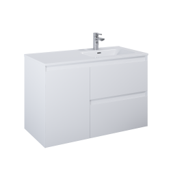 Ellita szafka pod umywalkę + kosz lewy Split 100x45,8 White Matt 168152