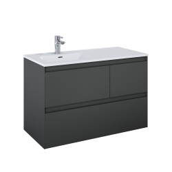 Ellita szafka pod umywalkę lewa Split 100x45,8 Anthracite Matt 168158