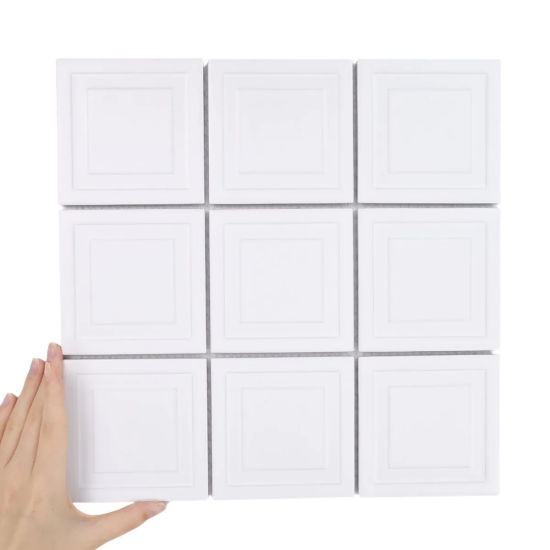 Raw Decor mozaika Frame Biały mat WLBM