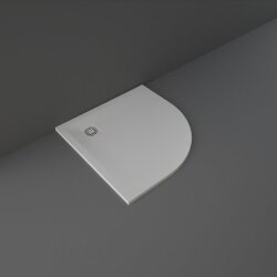 Rak Ceramics brodzik półokrągły 90x90 Feeling szary RFQU009090S503