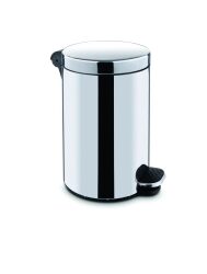 Stella kosz pedałowy BUDGET okrągły stal polerowana 5L 20.005A