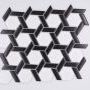 Raw Decor mozaika Heksagon Stella Black & White Matowy  H2CBM