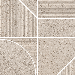 Peronda płytka ścienna Museum Chicago Mocha Shaped Geo 25x25 32197