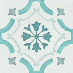 Peronda płytka podłogowa i ścienna Harmony Sirocco Blue Ornate Matt 22,3x22,3 32926