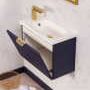 Grekon szafka łazienkowa granatowa 50cm FRESCO z umywalką