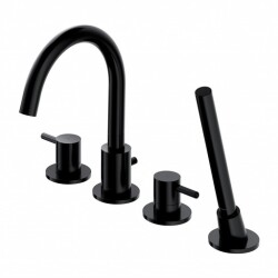 Omnitres Y bateria wannowa 4-otworowa czarna