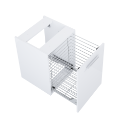 Ellita komoda z koszem Kwadro Plus 39,6x39,6 White 167636