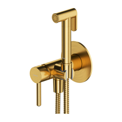 Omnires Y system bidetowy podtynkowy bidetka złota szczotkowana