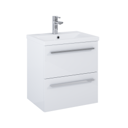 Ellita zestaw umywalka meblowa + szafka Kwadro Plus 51,5x39,8 White 166947
