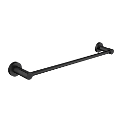 Omnires Modern Projekt wieszak na ręcznik czarny mat 40 cm
