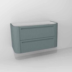 Devo szafka pod blat Gloria 2.0 wisząca 120 cm Fjord F72 ryflowana