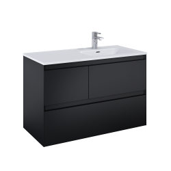 Ellita szafka pod umywalkę prawa Split 100x45,8 Black Matt 168163