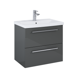 Ellita szafka pod umywalkę Kwadro Plus 59,6x39,6 Anthracite 166770