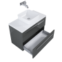 Ellita szafka pod umywalkę Kwadro Plus 79,6x39,6 Anthracite 166771
