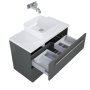 Ellita szafka pod umywalkę Kwadro Plus 79,6x39,6 Anthracite 166771