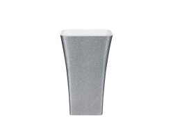 Besco umywalka wolnostojąca Assos Glam Srebrna 52x41 UMD-A-WOS