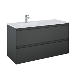 Ellita szafka pod umywalkę lewa Split 120x45,8 Anthracite Matt 168174