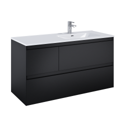 Ellita szafka pod umywalkę prawa Split 120x45,8 Black Matt 168179