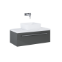 Ellita szafka pod umywalkę Kwadro Plus 79,6x39,6 Anthracite 166789