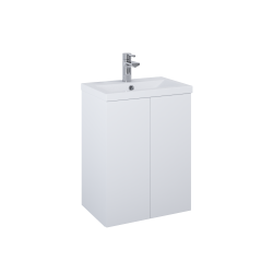 Ellita zestaw umywalka meblowa + szafka Kido 50,6x35,8 White Matt 168089