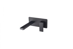 Besco bateria umywalkowa podtynkowa Modern / Varium czarny matt BU-MVS-CZ