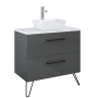 Ellita szafka pod umywalkę Futuris 90x45,6 Anthracite167220