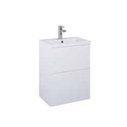 Ellita zestaw umywalka meblowa + szafka Kido 50,6x35,8 White Matt 168091