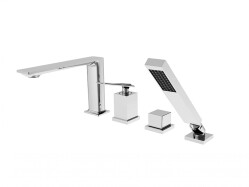 Besco Aspira bateria wannowa 4 otworowa chrom BW-A4-CH