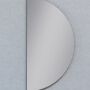 Kraft Demi półokrągłe lustro z podświetleniem 80x160 cm