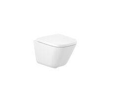 Roca Gap Square miska WC podwieszana Rimless Square Compacto SUPRAGLAZE