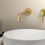 Sapho ICONIC umywalkowa bateria podtynkowa złoto szczotkowane