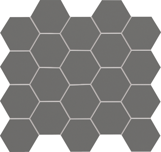 Tubądzin płytka ścienna All In White grey mozaika 30,6x28,2 mat