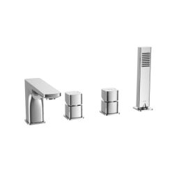 Excellent bateria wannowa 4 otw. Keria chrom AREX.2034CR