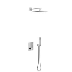 Excellent zestaw prysznicowy termostatyczny z deszczownicą Krotos chrom AREX.SET.8045CR