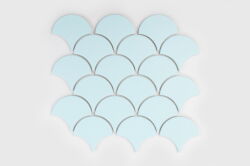 Raw Decor mozaika Flabellum Light Blue Matowy FLB